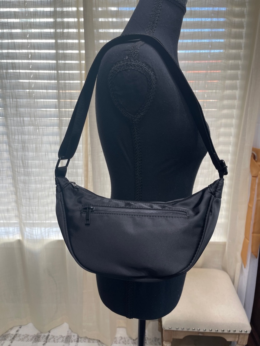 (New) Lightweight Black Casual Shoulder crossbody bag